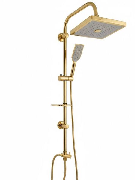 علم دوش یونیورست رسوب‌گیر دستی طلایی