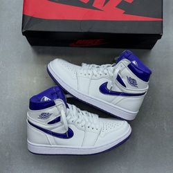 کفش کتونی زنانه ایر جردن 1 Court Purple