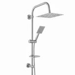 ست شیرآلات 6 تکه مدل اسپانیا کروم (سنگین) + علم دوش دوکاره استیل (5 سال گارانتی شیرآلات + ارسال رایگان)