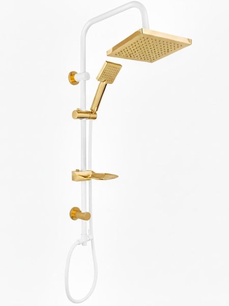 علم دوش یونیورست ترکیب آب و هوا سفید طلایی