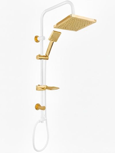 علم دوش یونیورست ترکیب آب و هوا سفید طلایی