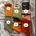 جوراب های سبز و نارنجی بلک فرایدی