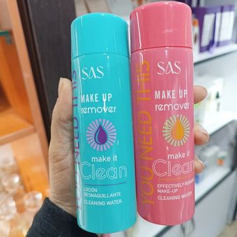 میسلار و آرایش پاک کن ساس sas حجم 130 میل