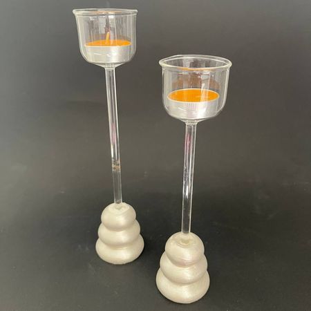 شمعدان وارمر پایه سنگی