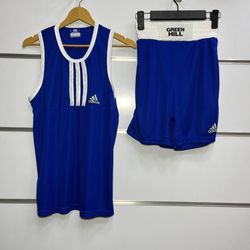 لباس بوکس آدیداس آبی