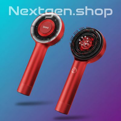 شانه ماساژور اسکالپ با روغن پاش حرفه ای