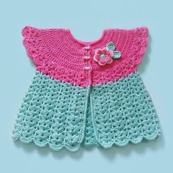 بافتنی لباس دخترانه