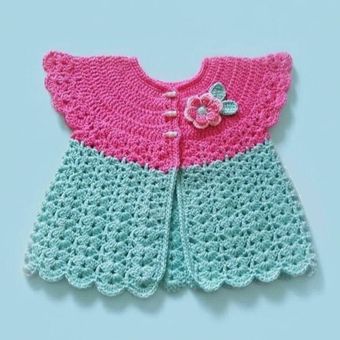 بافتنی لباس دخترانه