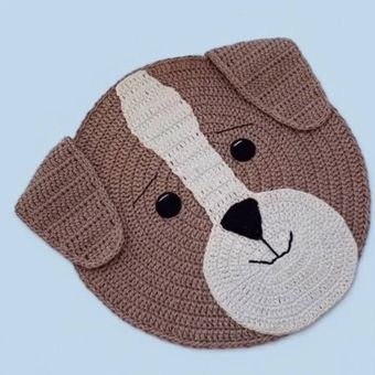 بافتنی زیر بشقابی سگ