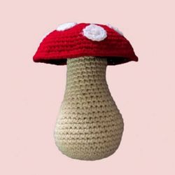 بافتنی عروسک قارچ