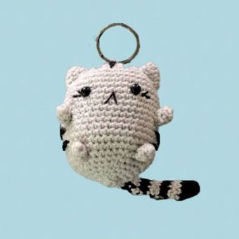 بافتنی سرکلیدی گربه