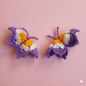 گیره مو پروانه