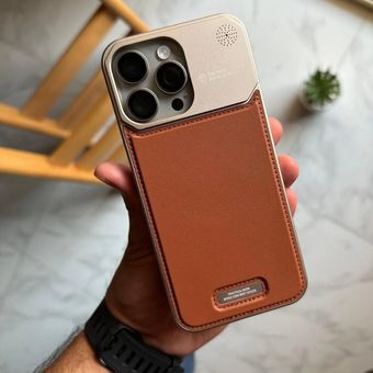 قاب LETHER METAL آیفون 16pro