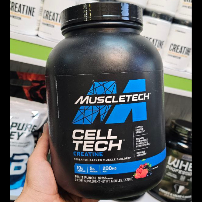 کراتین ترکیبی سل‌تک ماسل‌تک (MuscleTech Cell-Tech Creatine) - 2.72 کیلوگرم