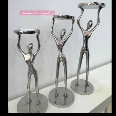 ست شمعدان بالرین فلزی