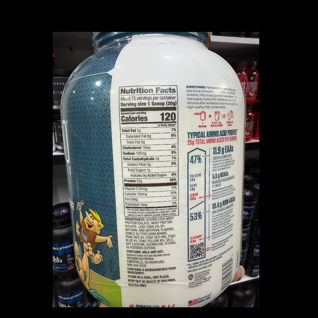 پروتئین وی ایزوله هیدرولیز دایماتیز (Dymatize ISO100) – 5 پوندی (2.3 کیلو)