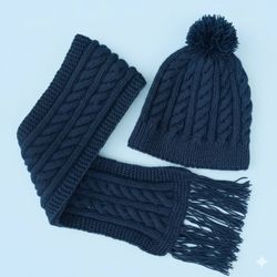 ست کلاه و شال گردن پسرانه