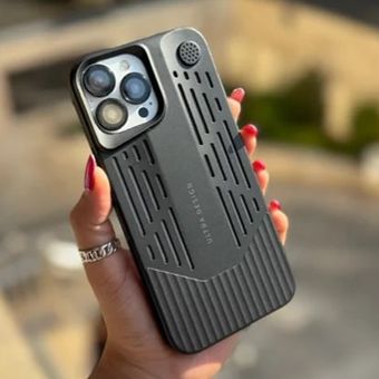 قاب طرح فلز Ultra design آیفون 16promax