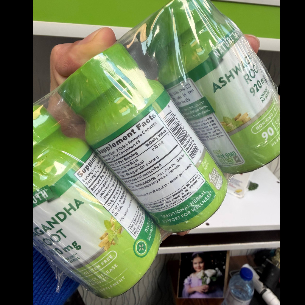 کپسول اشواگاندا روت 920 میلی‌گرم نیچرز تروث (Nature’s Truth Ashwagandha Root 920 mg)