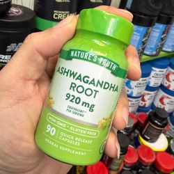 کپسول اشواگاندا روت 920 میلی‌گرم نیچرز تروث (Nature’s Truth Ashwagandha Root 920 mg)