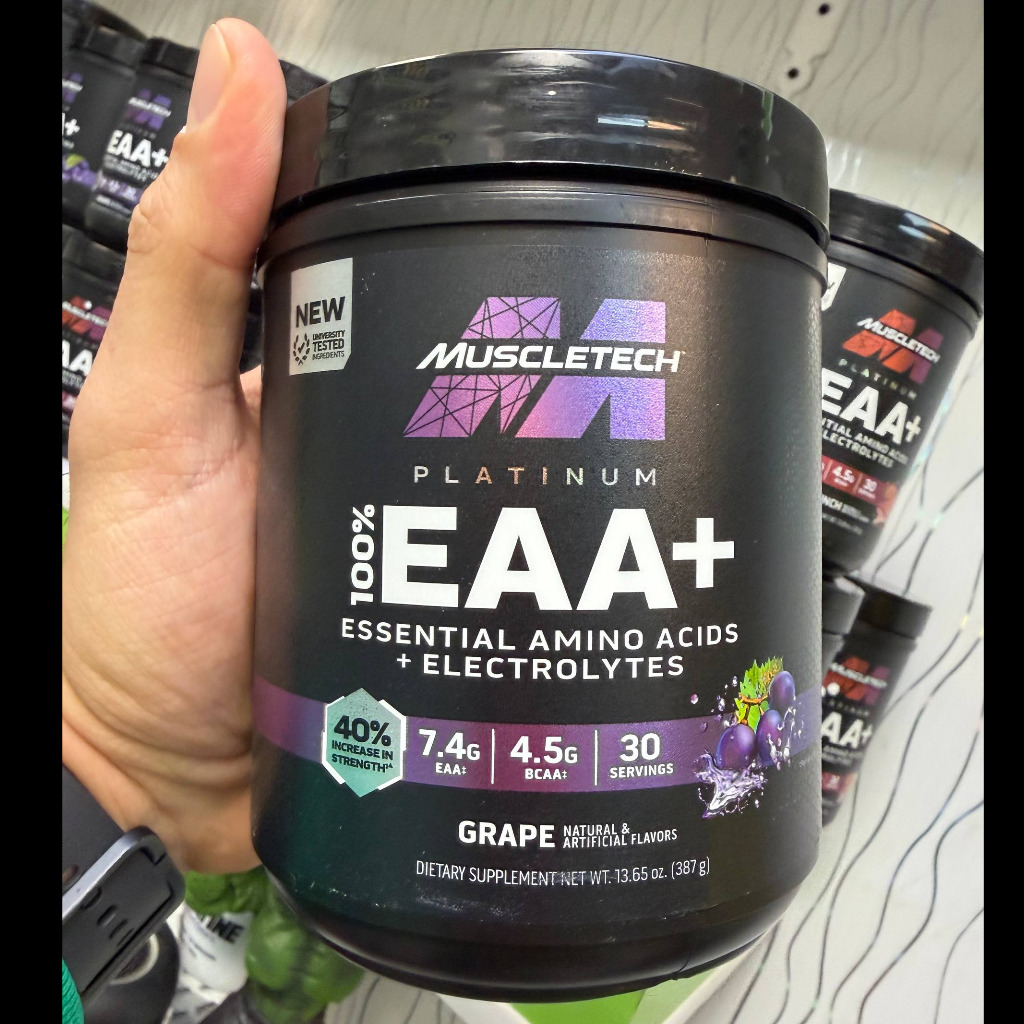 پلاتینوم 100٪ EAA پلاس ماسل‌تک (MuscleTech Platinum 100% EAA+) – همراه با الکترولیت