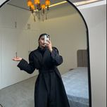 بارانی بلند سانتانا مشکی