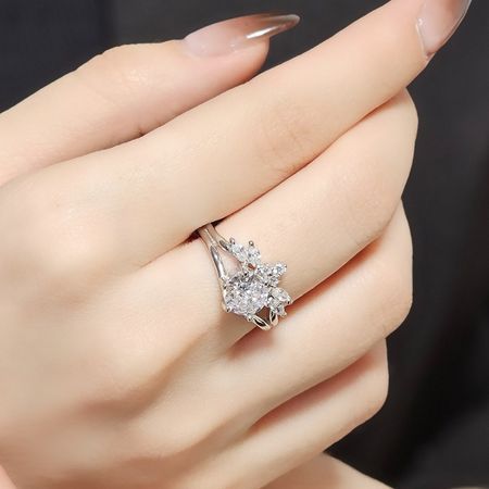 انگشتر نقره زنانه کد 4