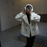 پالتو فوتر ترک شیری