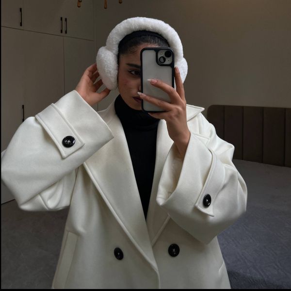 پالتو فوتر ترک شیری