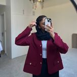 کت کرپ زرشکی