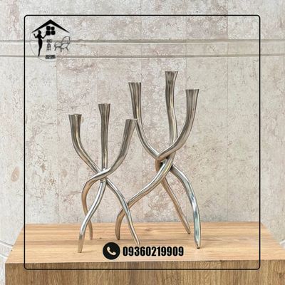 شمعدان 3 شاخه فلزی