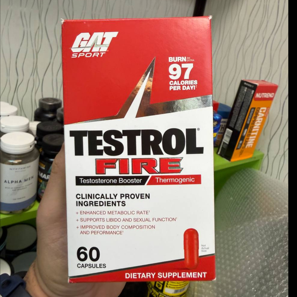 تسترول فایر گت (GAT Testrol Fire) – تقویت‌کننده تستوسترون و چربی‌سوز