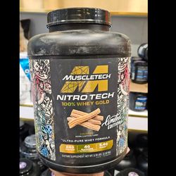 پروتئین وی گلد نایترو-تک ماسل‌تک (MuscleTech Nitro-Tech 100% Whey Gold) – نسخه محدود (Limited Edition) – 2.32 کیلوگرم