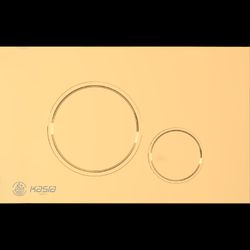 کلید فلاش تانک توکار طلایی