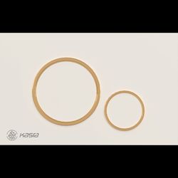 کلید فلاش تانک توکار سفید طلایی