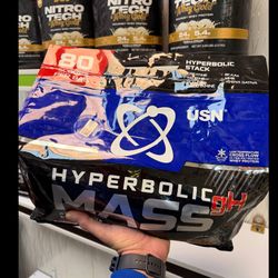 گینر یو‌اس‌ان هایپربولیک مس {چک کد دار}  (USN Hyperbolic MASS gH - All-in-One Gainer)