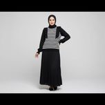 بلوز مشکی راه راه