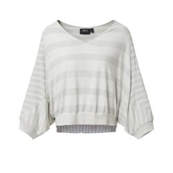 بلوز آستین بلند یقه هفت زنانه اونلی مدل Crop queen 5887562