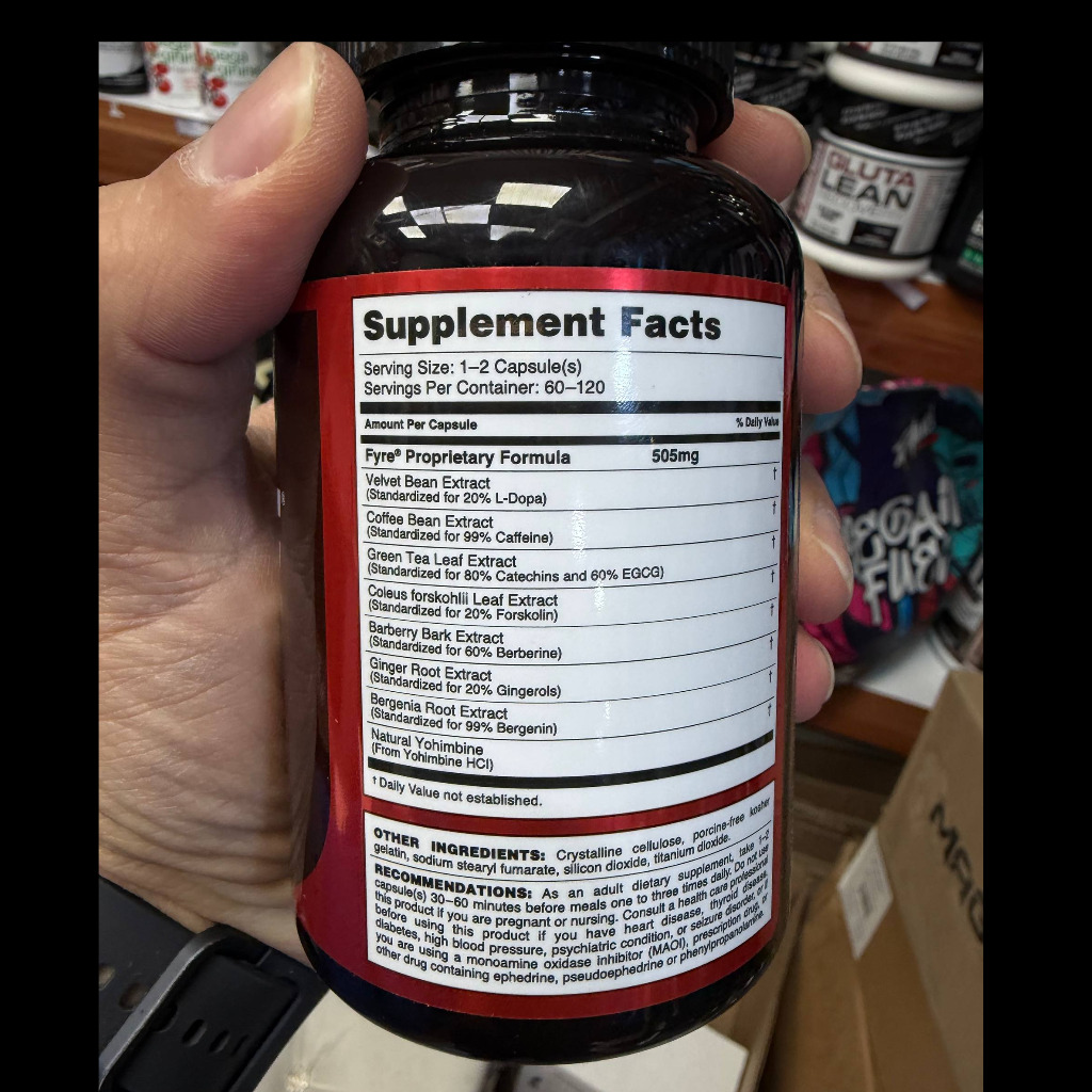 چربی‌سوز گیاهی فایر سینتراکس (Syntrax FYRE All-Natural Thermogenic)