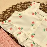 تاپ گلدار و شورتک (کد 2100)