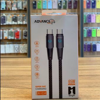 کابل شارژ دو سر تایپ سی ادونس _ advance type-c to type-c/ 65w / c-4