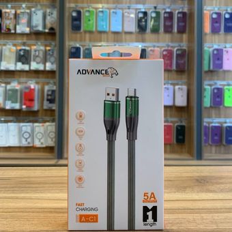 کابل شارژ ادونس تایپ سی  USBبهType-C مدل advance c-1