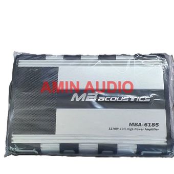 آمپلی فایر خودرو 4کانال ام بی آکوستیک مدل MBA-6185
