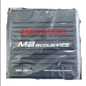 آمپلی فایر خودرو 2 کانال ام بی آکوستیک مدل MBA-280