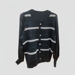 بلوز طرح بافت ریز و استین پارچه ای