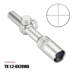 دوربین سوآمپ دیر Swampdeer TK 1.2-6x20 WA Silver + پایه 22