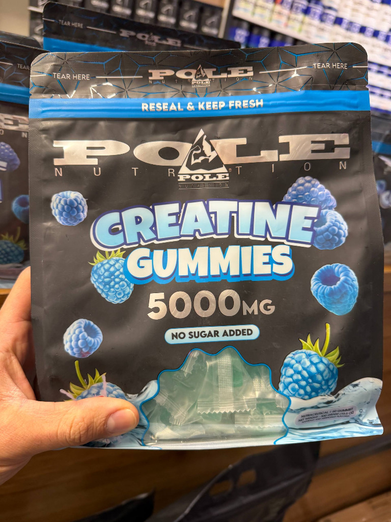 پاستیل کراتین مونو هیدرات پل نوتریشن (بدون قند) | Pole Nutrition Creatine Gummies 5000mg (300g)
