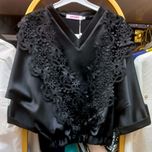 شومیز ابریشم دانتل دار