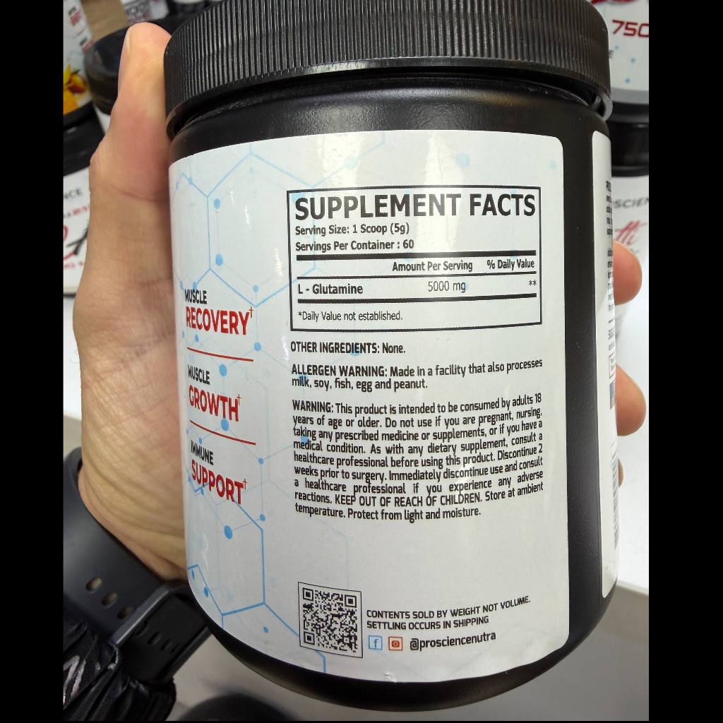 100٪ ال-گلوتامین پرو ساینس نوترا (ProScience Nutra 100% L-Glutamine)