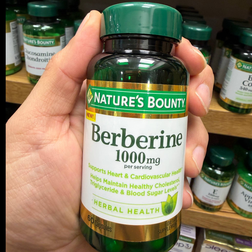 کپسول بربرین 1000 میلی‌گرم نیچرز بونتی (Nature’s Bounty Berberine 1000mg)